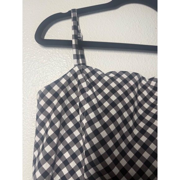 Abercrombie & Fitch Gingham Mini Skort Dress Black White 159D3127 Mens Size M - Picture 5 of 12